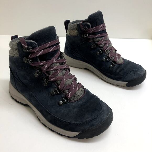 Danner Women's Adrika 5" Hiker Navy Blue Suede Wool Ankle Hiking Boot Size 6 - Picture 4 of 13